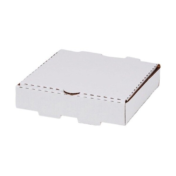 Southern Champion Tray Pizza Box, Corrugated, 8inWx8inH, White, 50PK - SCH707282317092