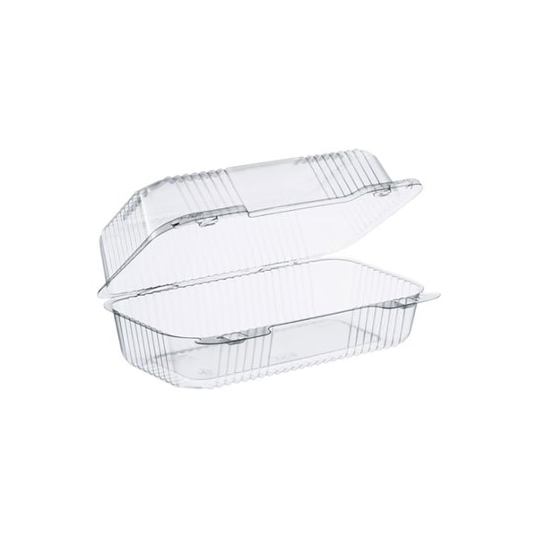 Dart Container Dart, STAYLOCK CLEAR HINGED LID CONTAINERS, 5.4 X 9 X 3.5, CLEAR, 250PK - C35UT1