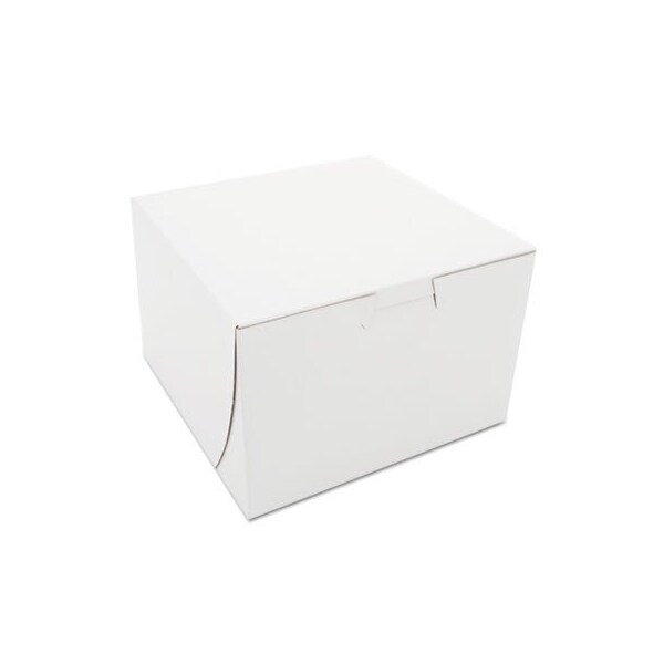 Southern Champion Tray SCT, Non-Window Bakery Boxes, Paperboard, 6 X 6 X 4, White, 250/bundle - 0909