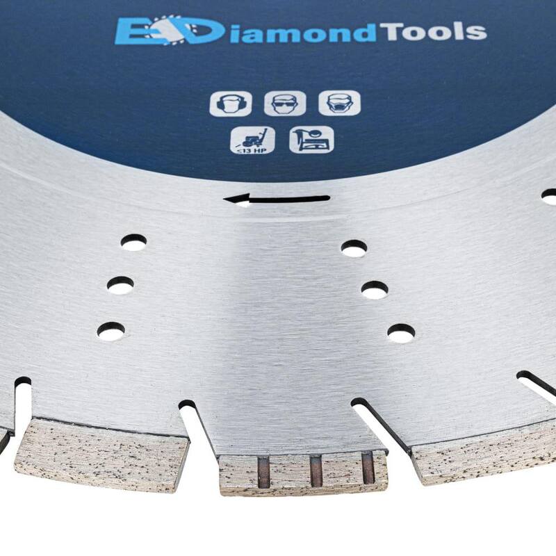 Disco de corte de diamante todo uso de 16 pulgadas con arbor de 1 pulgada - LK16XH1