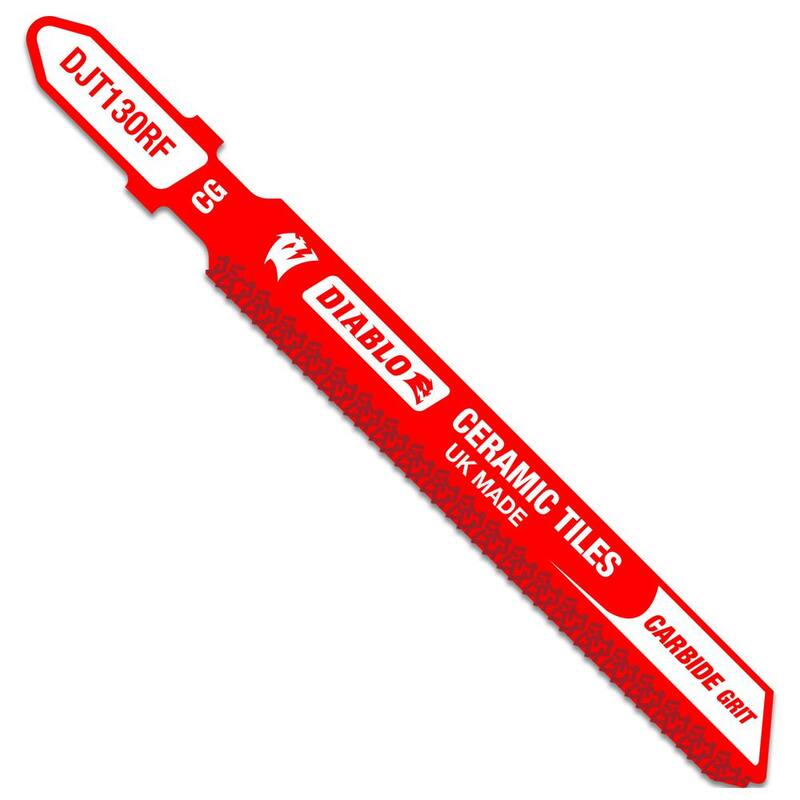 Cuchilla para sierra de calar para azulejos de cerámica con grano de carburo de 3 pulgadas - DJT130RF