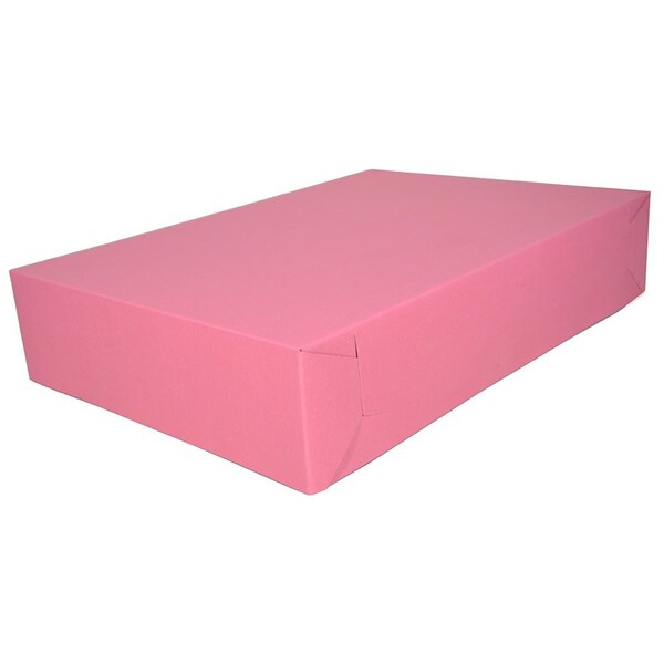 Champion 0894 Southern Non-Window Lock-Corner Bakery Tray Pink 19.5 in. X 14 in. X 4 in., 100PK - 894