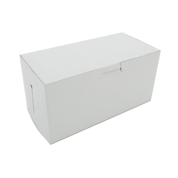 Champion 0924 Southern Non-Window Lock-Corner Bakery Box White 8 in. X 4 in. X 4 in., 250PK - 924