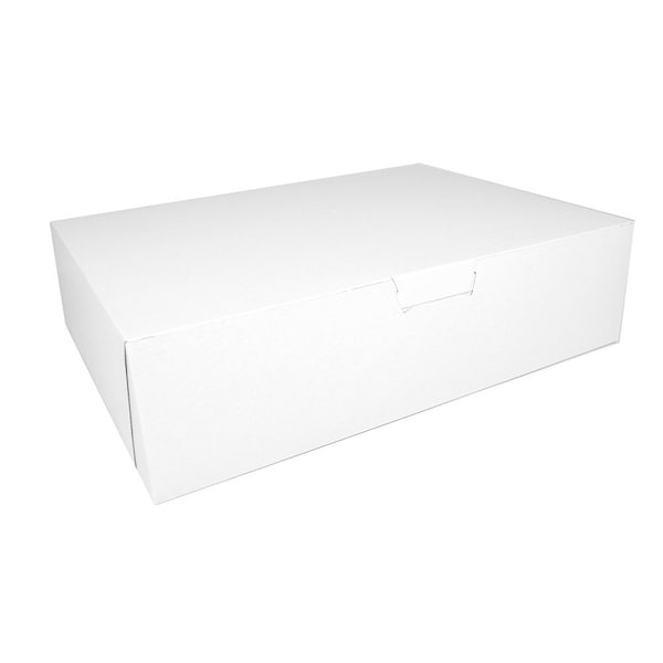 Champion Southern Non-Window Sheet Cake / Utility Box White 19 in. X 14 in. X 5 in., 50PK - 1035