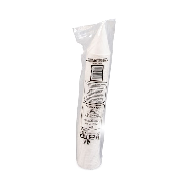 Dart Bare Eco-Forward Treated Paper Cone Cups, 4.25 oz, White, PK5000 - SCC 42BR