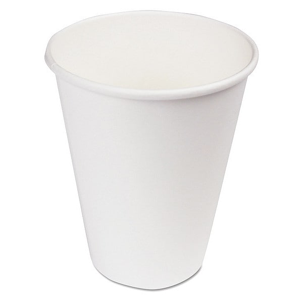 Boardwalk Paper Hot Cups, 12 oz, White, PK1000 - WHT12HCUP