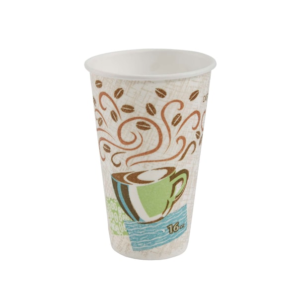 Perfect Touch Perfectouch 16 oz. Insulated Paper Hot Cup Coffee Dreams, PK1000 - 5356CD