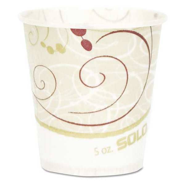 Solo Symphony Design Paper Water Cups, 5 oz, PK100 - R53SYMPK