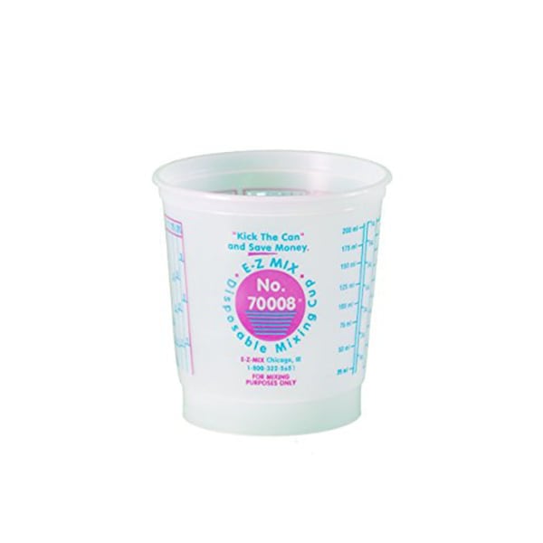 E-Z Mix 1/2 Pint Disposable Mixing Cups 100/Box - 70008