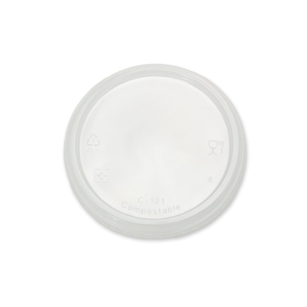 Stalk Market PLA Deli Round Container Lid, 600PK - PLA-DRL-A
