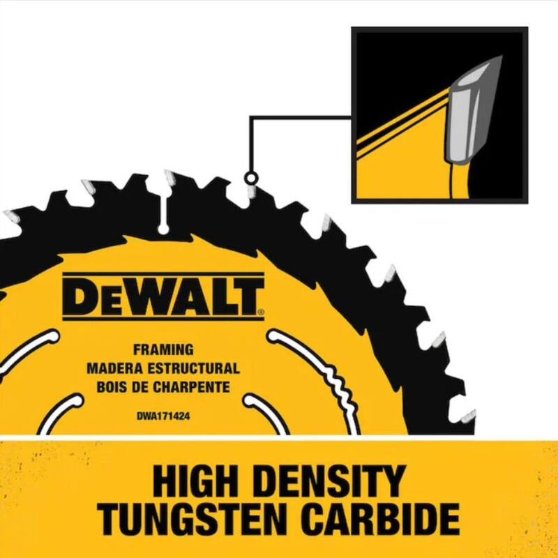 DEWALT 7-1/4 pulgadas 24 dientes hojas de sierra circular (paquete de 3) - DWA1714243