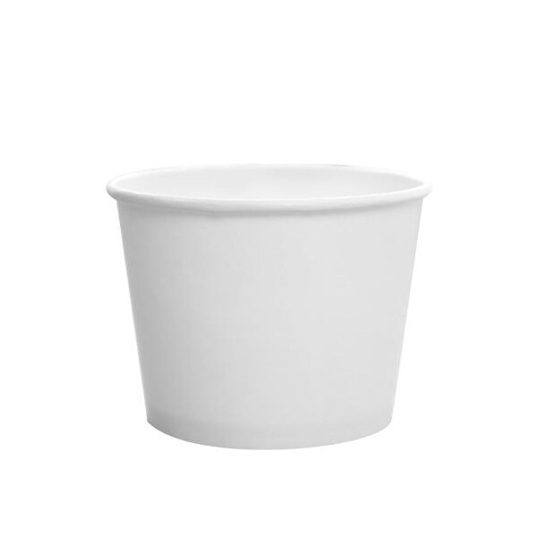Karat 12 oz Hot/Cold Paper Food Cup, PK1000 - C-KDP12W
