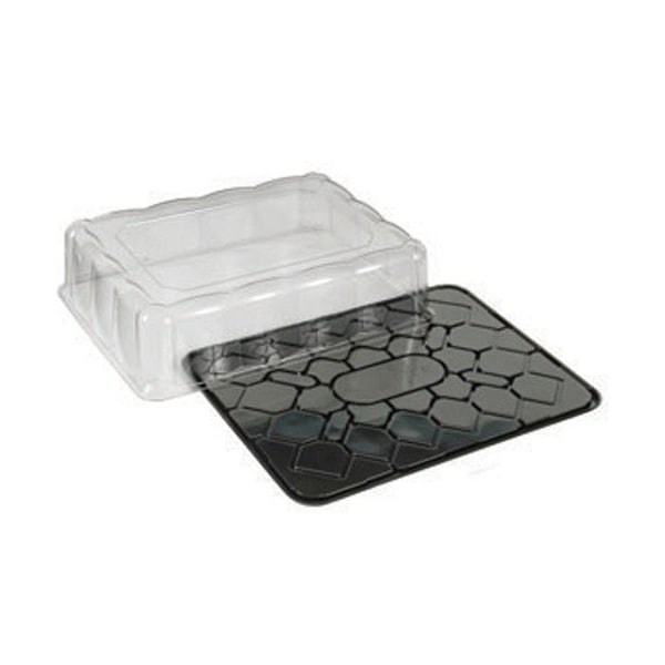 Southeastern Paper Group Cake Tray, w/Dome Lid, 15.25inx20.25inx4.63in, 25PK - EGS072150