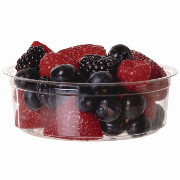 Eco-Products Renewable and Compostable Round Deli Containers, 8 oz, Clear, Plastic, 500PK - EP-RDP8