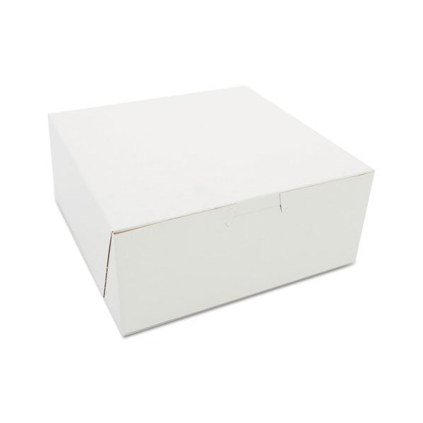 Champion 0917 Southern Non-Window Lock-Corner Bakery Box White 7 in. X 7 in. X 3 in., 250PK - 917