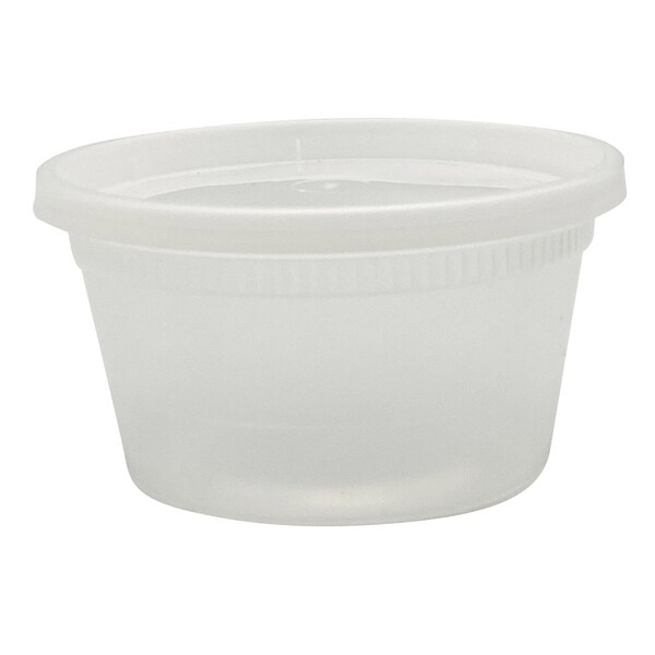 Empress Heavy Duty Deli Containers 12 oz, Clear, Combo Pack, 240PK - EHDC12C