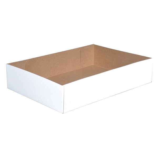 Champion Southern Paperboard One Piece Donut Tray White 14 in. X 10 in. X 3 in., 200PK - 1230