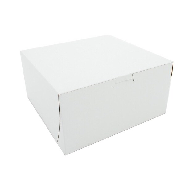 Champion 0941 Southern Non-Window Lock-Corner Bakery Box White 8 in. X 8 in. X 4 in., 250PK - 941