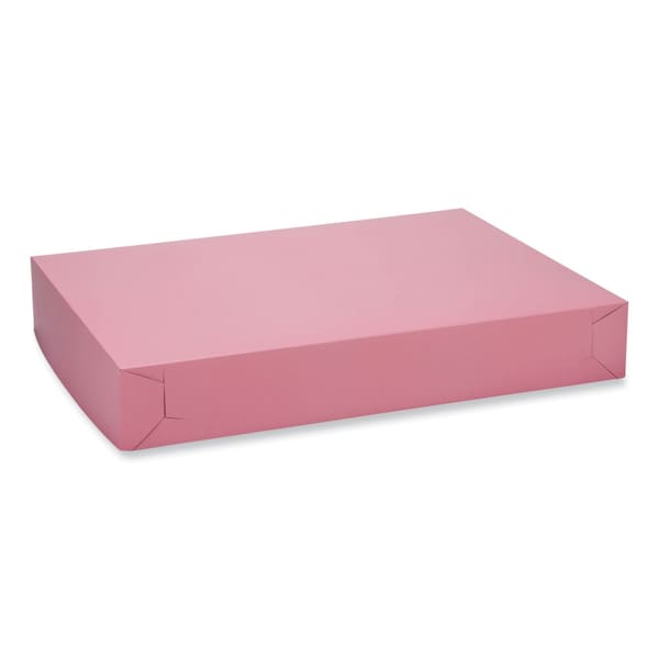 Sct White Two-Piece Non-Window Bakery Boxes, 26 x 18.5 x 4, White, Paper, 50PK - 898