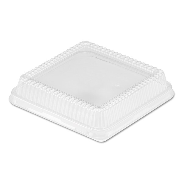 Hfa Plastic Dome Lid, 8.25 x 8.25 x 1.5, Clear, 500PK - 4048DL