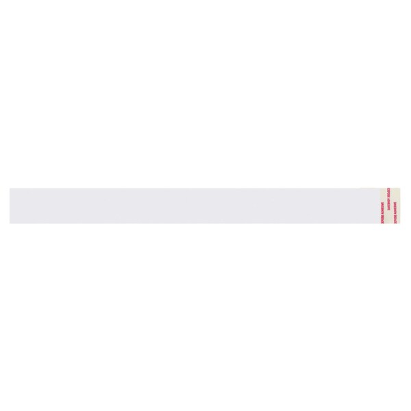 Hoffmaster 1.5" x 24" White Peel & Seal Tamper Evident Bands PK 2500 - 883173