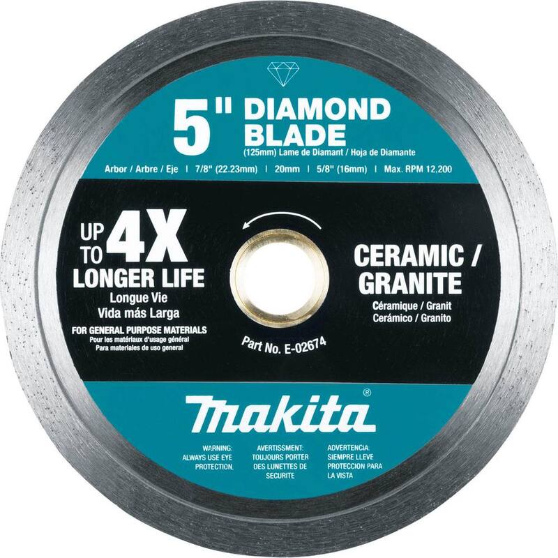 Disco de Diamante de borde continuo para usos varios de 5 pulgadas Makita - E-02674