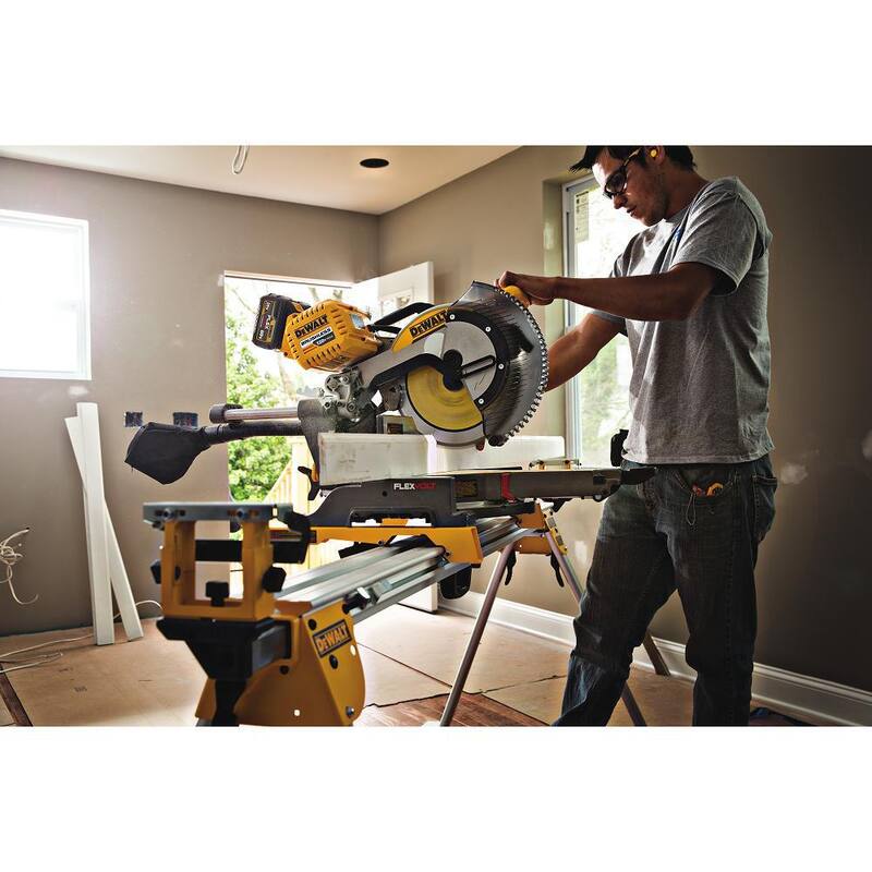 DEWALT FLEXVOLT 12 pulgadas 60 dientes sierra de inglete con punta de carburo - DWAFV31260