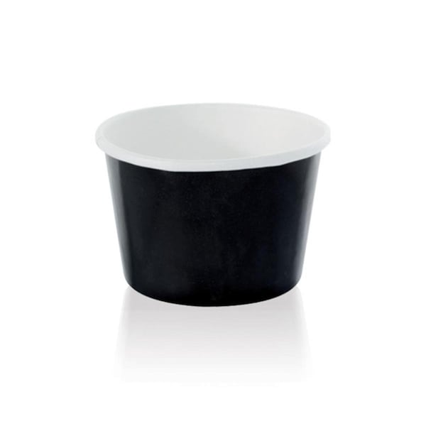 Omg 5.1 oz Black Paper Cup - 3.15 Dia. x 1.8 in. - OM3120647