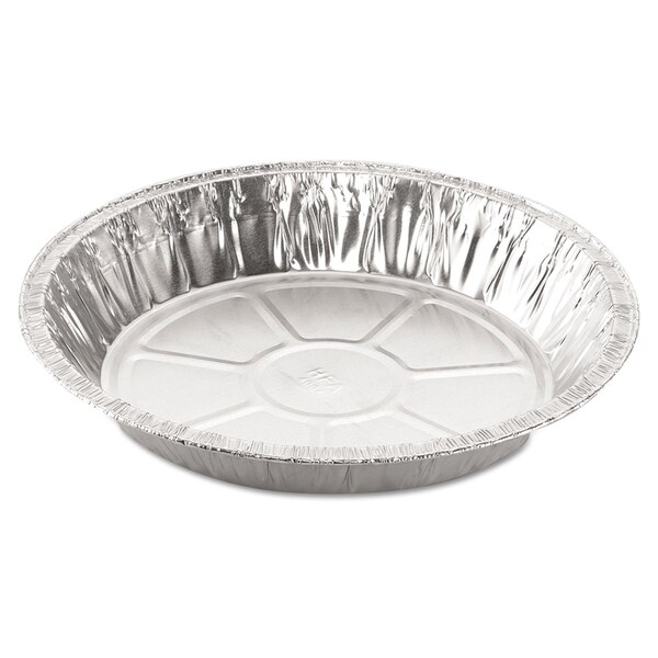 Hfa Round Aluminum Containers, 32 oz, 9.03in. Diameter x 1.25in.h, Silver, 500PK - HFA 400440