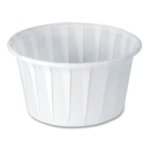 Solo Paper Portion Cups, ProPlanet Seal, 4 oz, White, 250/Bag, 20 Bags/Carton, 5000PK - 400-2050