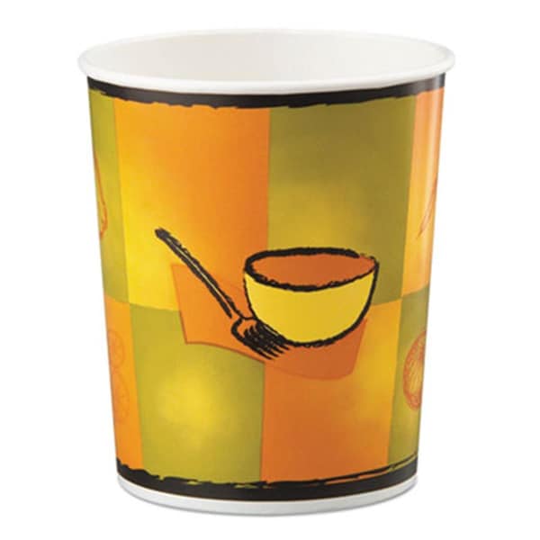 Fromtheheart 32 oz Squat Paper Food ContainerStreet Side Design 25 Per Bag - FR532957