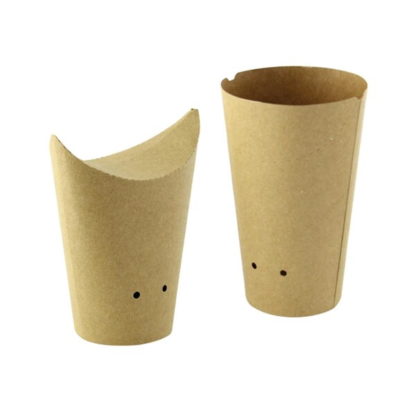 Omg 10 oz Closable Perforated Kraft Snack Cup, 2.36 x 5.5 in. - OM2634251
