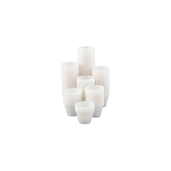 Solo Dart SCCP400, Souffle/Portion Cups, Plastic, 4 oz., 2500/Carton - SCC P400