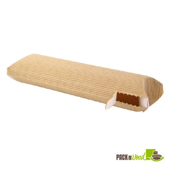 Omg 9.4 x 3.9 x 2.3 in. Corrugated Hot Sandwich Boxes Tear Open - OM3693688