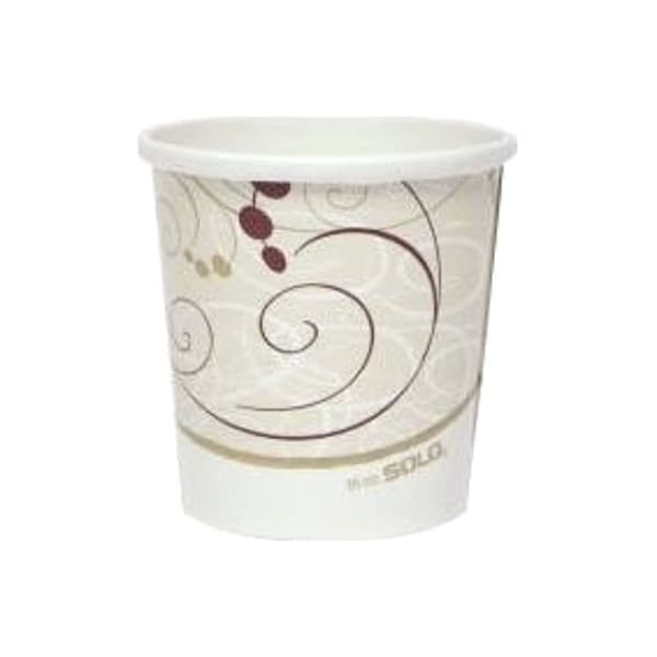 Zoro Select 16 oz. Container, 3-4/5" Dia, White, PK500 - H4165-J8000