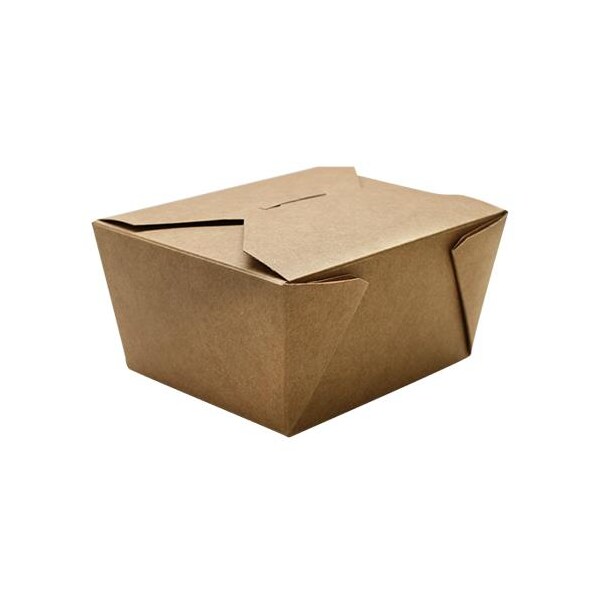 Karat 30 oz Kraft Fold-To-Go Box, PK450 - FP-FTG30K