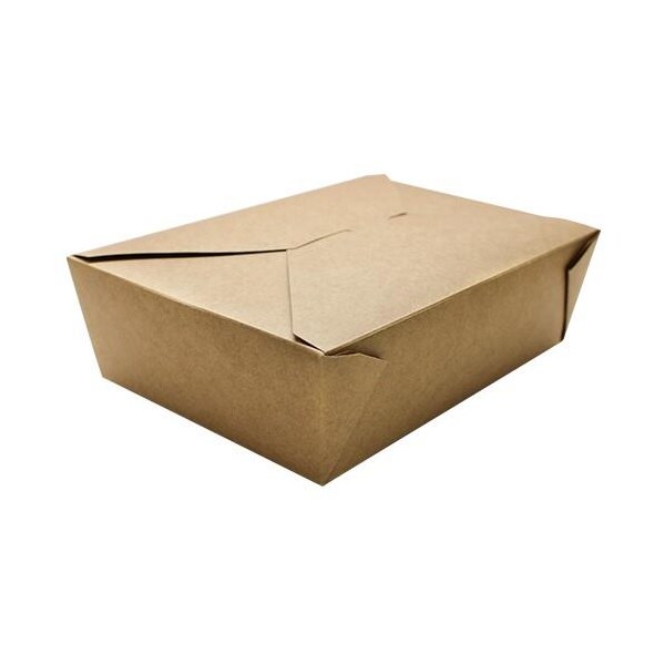 Karat 76 oz Kraft Fold-To-Go Boxes, PK200 - FP-FTG76K
