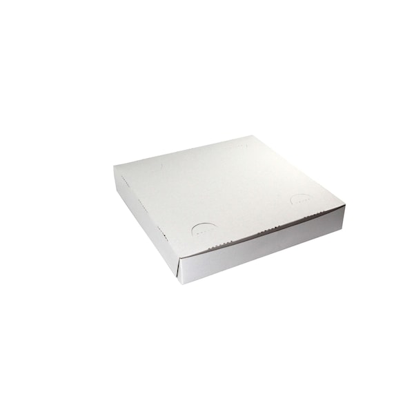 Boxit Boxit 12"x12"x2" White One Piece Cornerlock Pizza Box, PK100 - 12122P-261