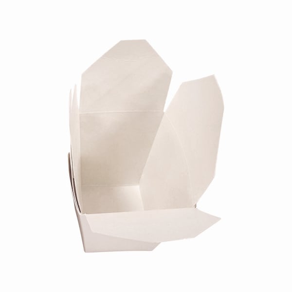 Kari-Out Food Pail, 16 oz, 3.63 x 3 x 3.5, White, Paper, 400/Carton, 400PK - 3103016