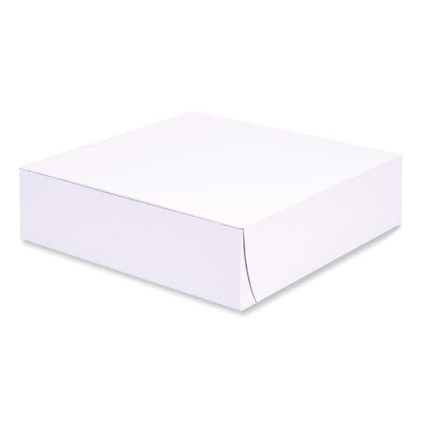 Sct Bakery Boxes, Standard, 9 x 9 x 2.5, White, Paper, 250PK - 1553