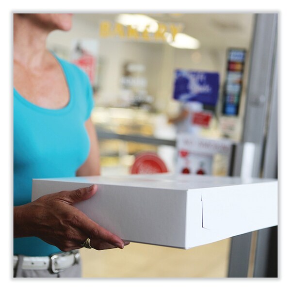 Sct Bakery Boxes, Standard, 9 x 9 x 2.5, White, Paper, 250PK - 1553
