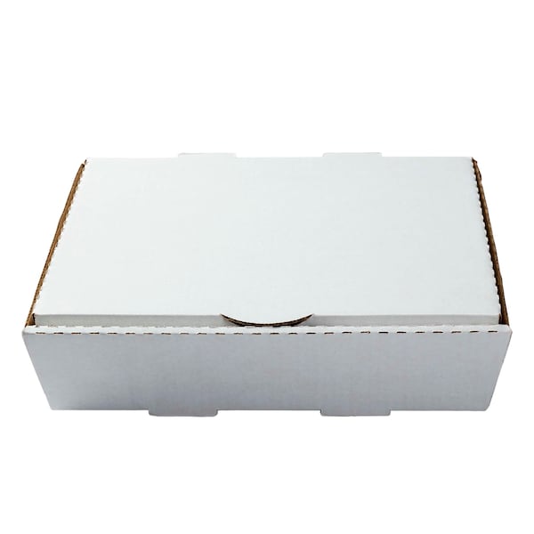 Amercareroyal 0254 Corrugated Catering Box Half Pan White 13x10 7/8x3, PK50 - CCBHP13113