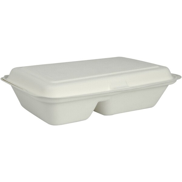 Abena Containers, To-Go, Clam Shell Meal Box w/ Hinged Lid - 1999904380