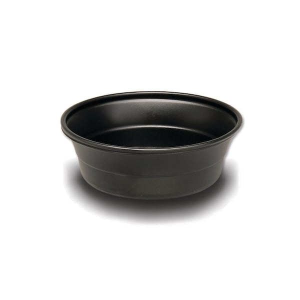 D & W Fine Pack D & W Fine Pack 8 oz. Squat All Purpose Black Container, PK500 - 8SB-C-04