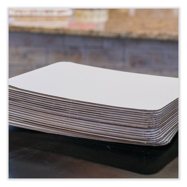 Sct Bakery Bright White Cake Pad, Double Wall Pad, 19 x 14 x 0.31, White, Paper, 50PK - SCH 1154