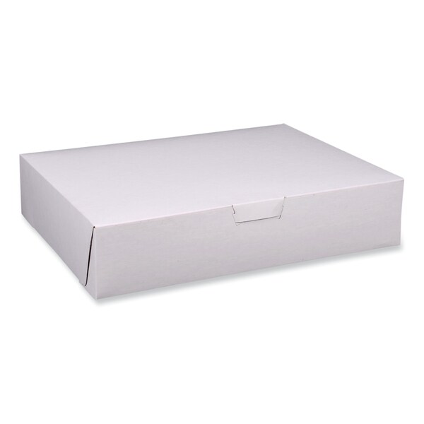 Sct Bakery Boxes, Standard, 19 x 14 x 4, White, Paper, 50PK - 1929