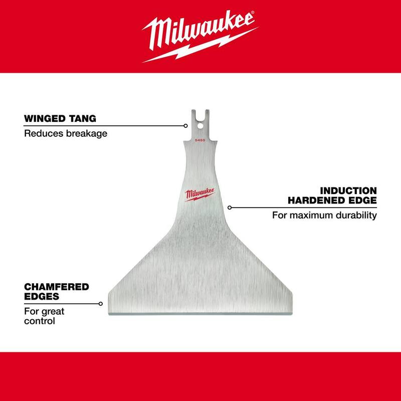 Cuchilla para sierra reciproca de raspador de 5 pulgadas de Milwaukee - 49-00-5455