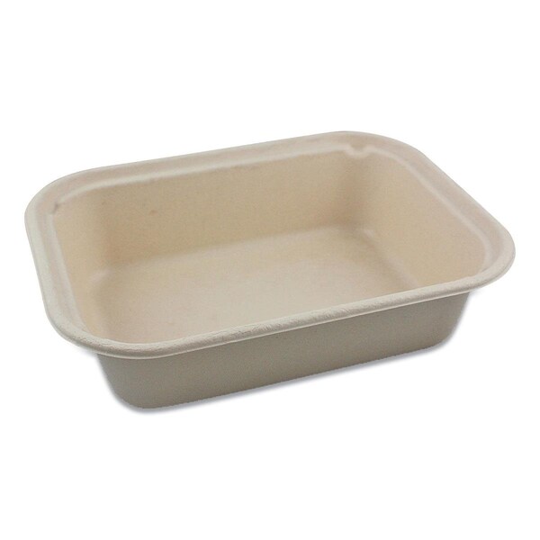 World Centric 60 oz Fiber Box Container, Natural, 400PK - WORTRSC60