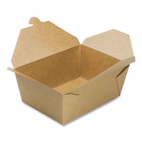 Gen Reclosable Kraft Take-Out Box, 110 oz, Paper, 160PK - KS10123