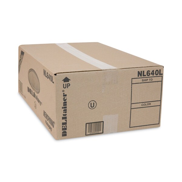 Pactiv Evergreen Newspring DELItainers Lid, 6.45" Diameter x 0.45" h, Translucent, PK120 - NL640L